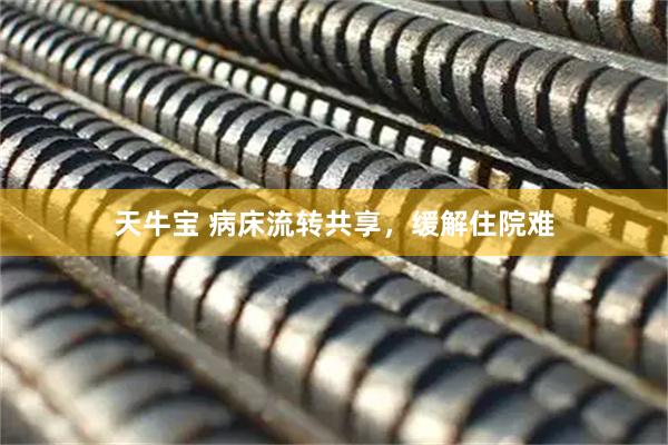 天牛宝 病床流转共享，缓解住院难